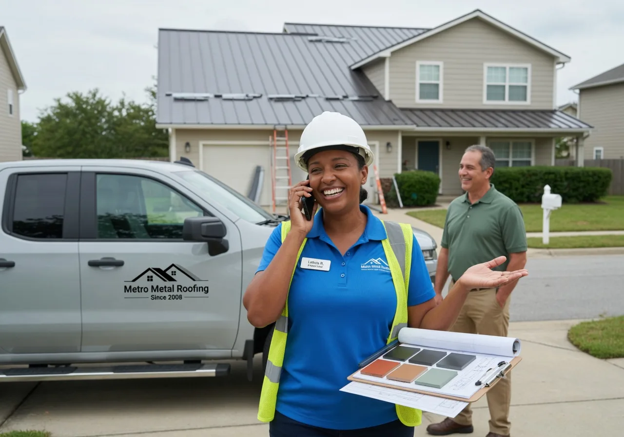 Storm Damage Metal Roof Repair in Little Rock Air Force Base, AR